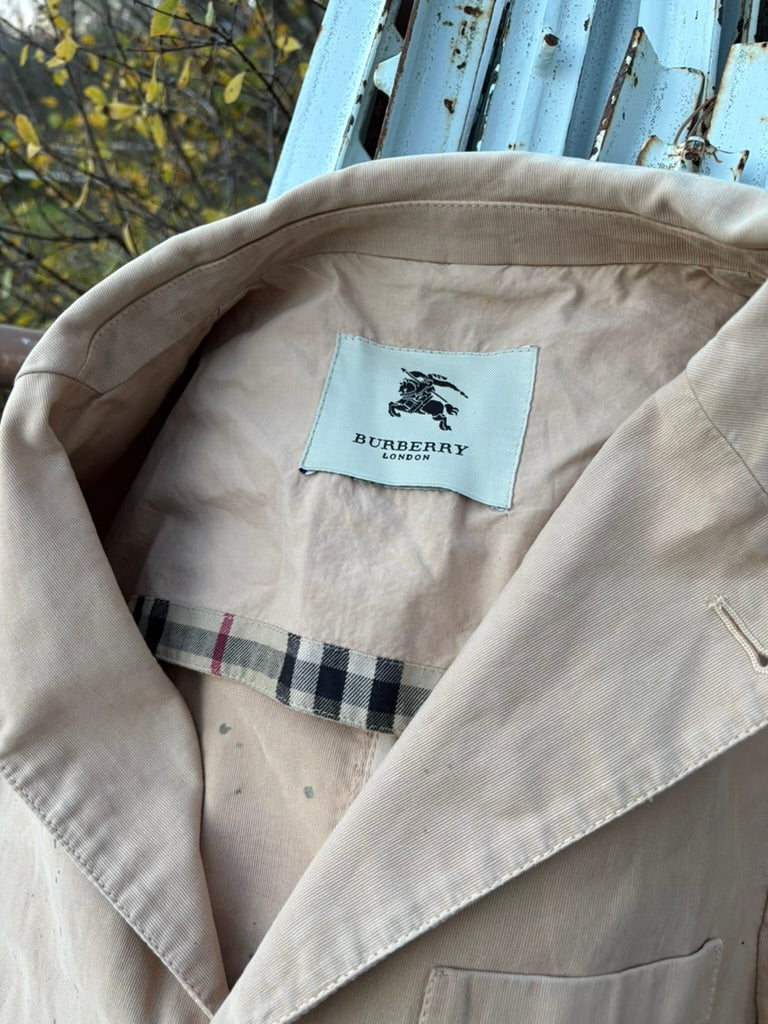 Anna Douglas Smith Handpainted Burberry Dress Jacket
