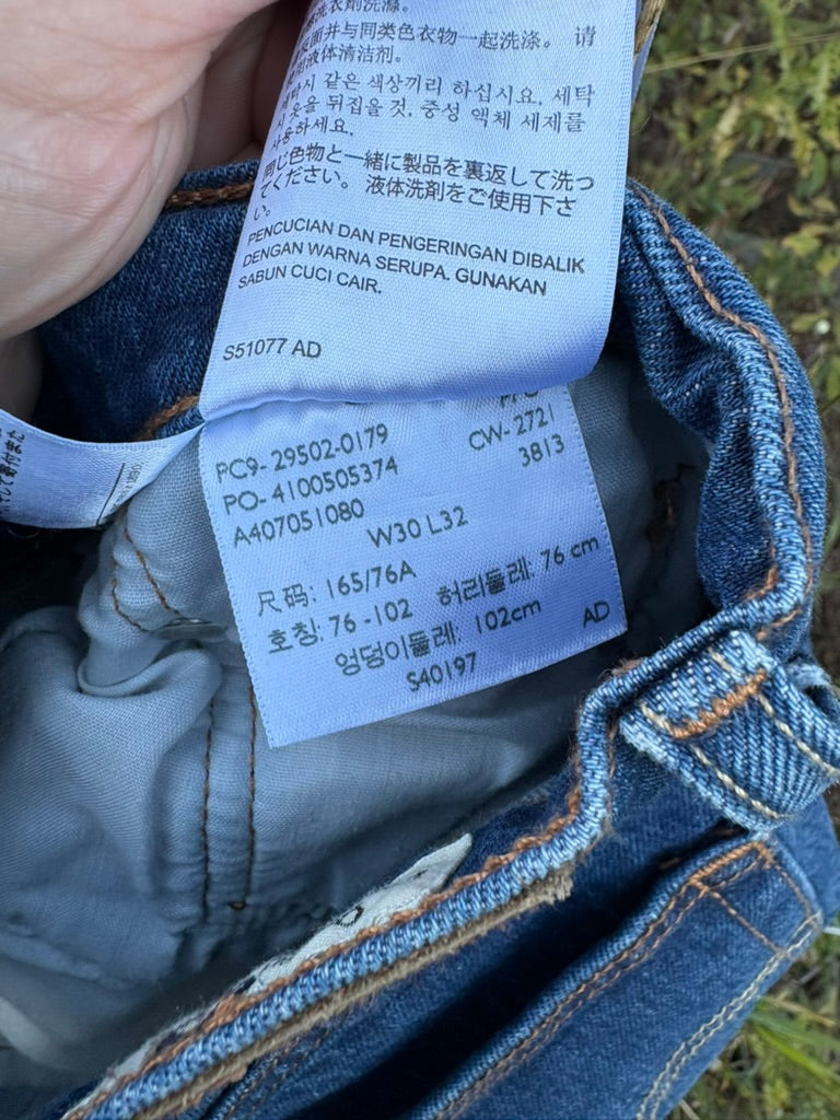 Anna Douglas Smith Handpainted Levi's Crops