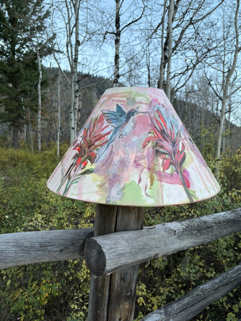 Anna Douglas Smith Handpainted Lamp Shade 2