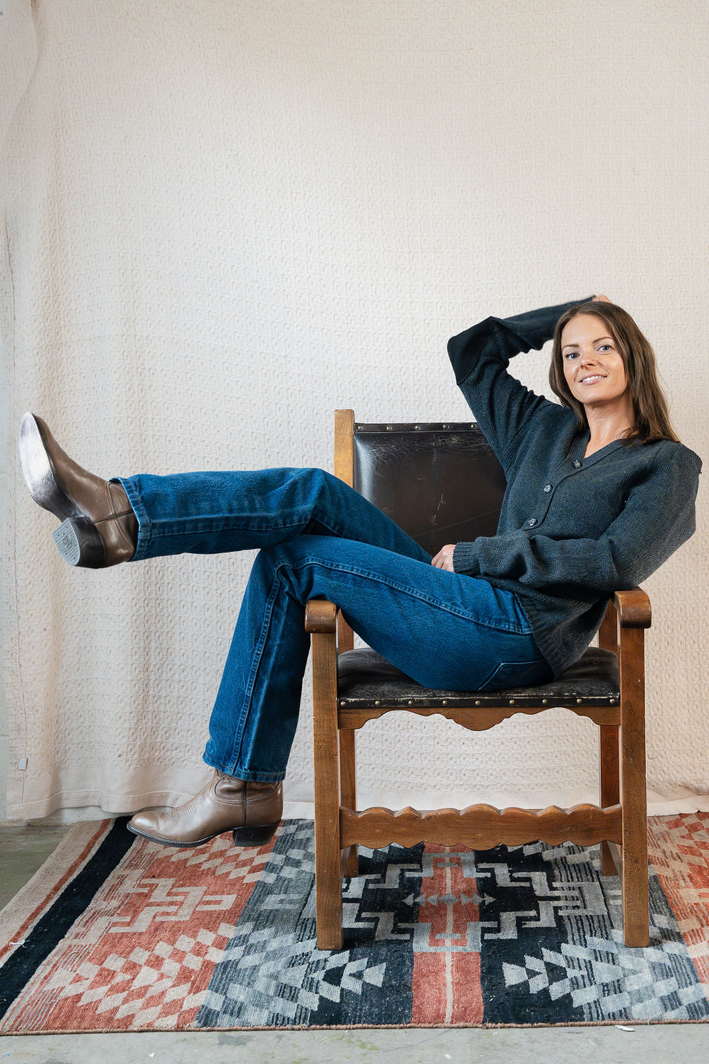 1940's Parkley Knitwear, inc. Shetland Wool Cardigan