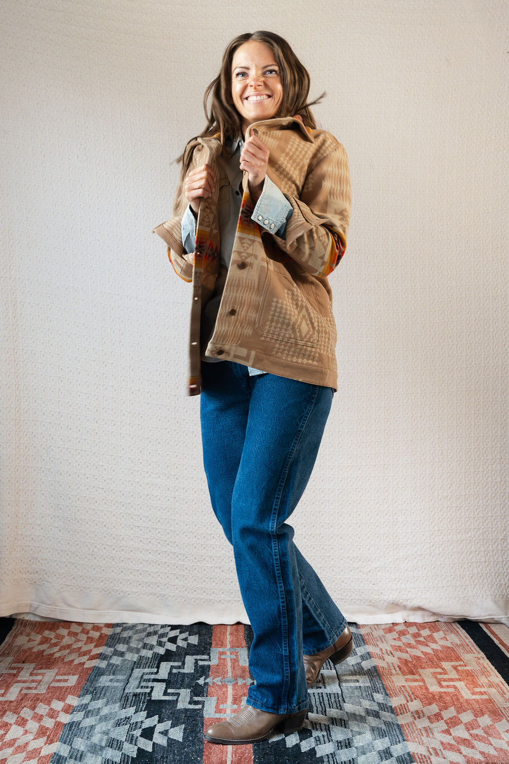 Pendleton Chief Joseph Thin Wool Overcoat