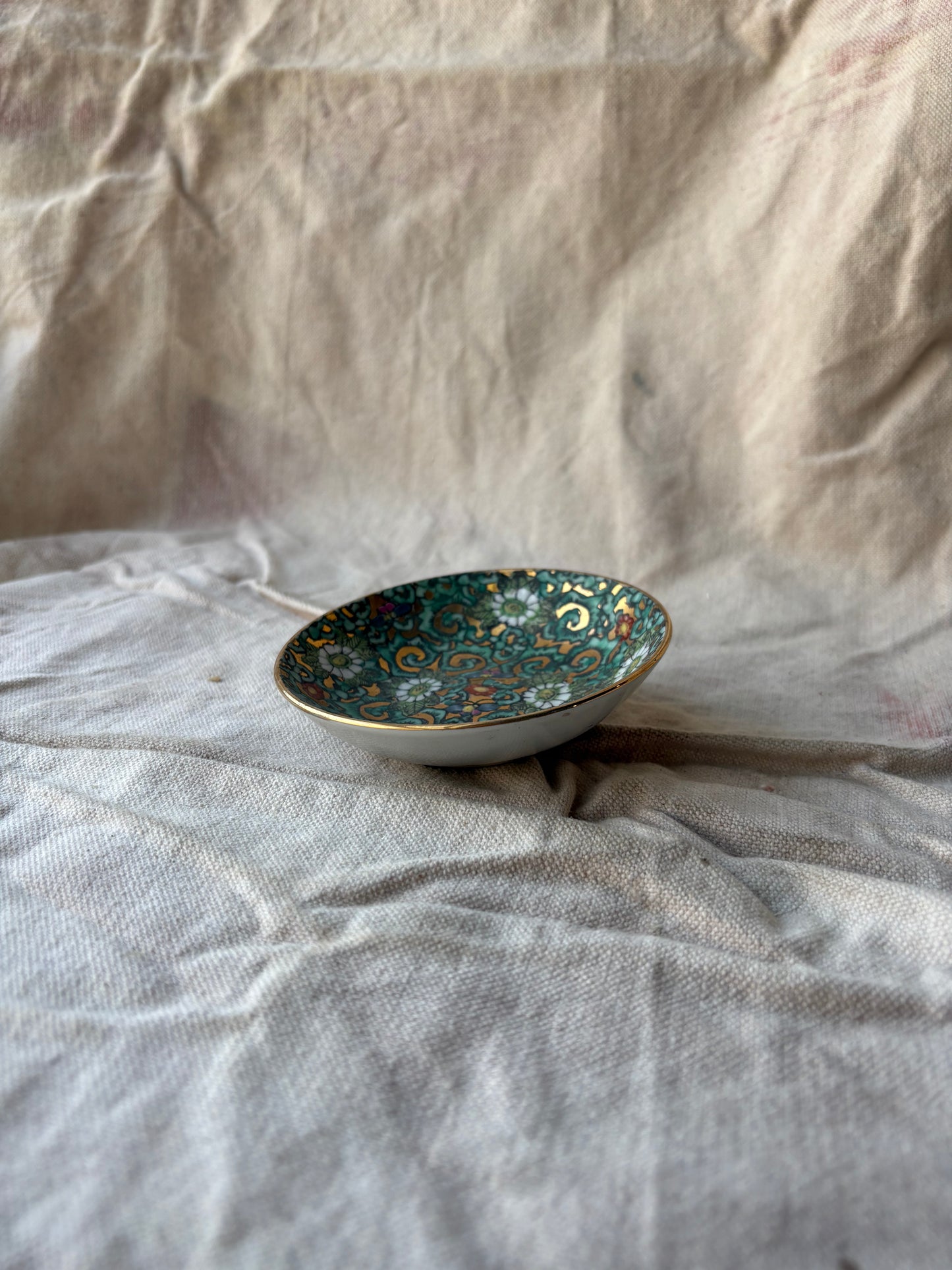 Small Japanese Enamel Ring Dish