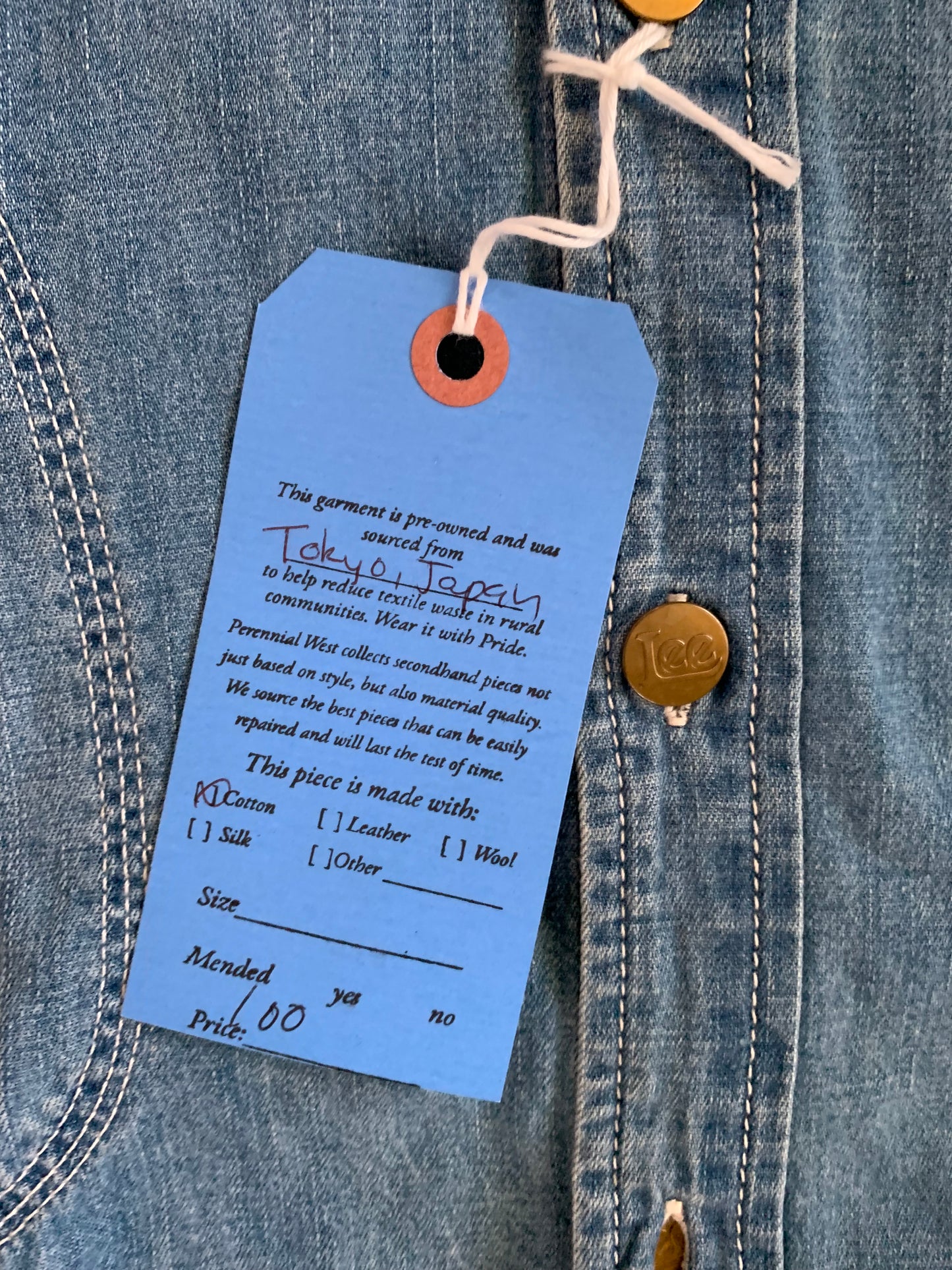 Lee Denim Mini Dress/Tunic Top