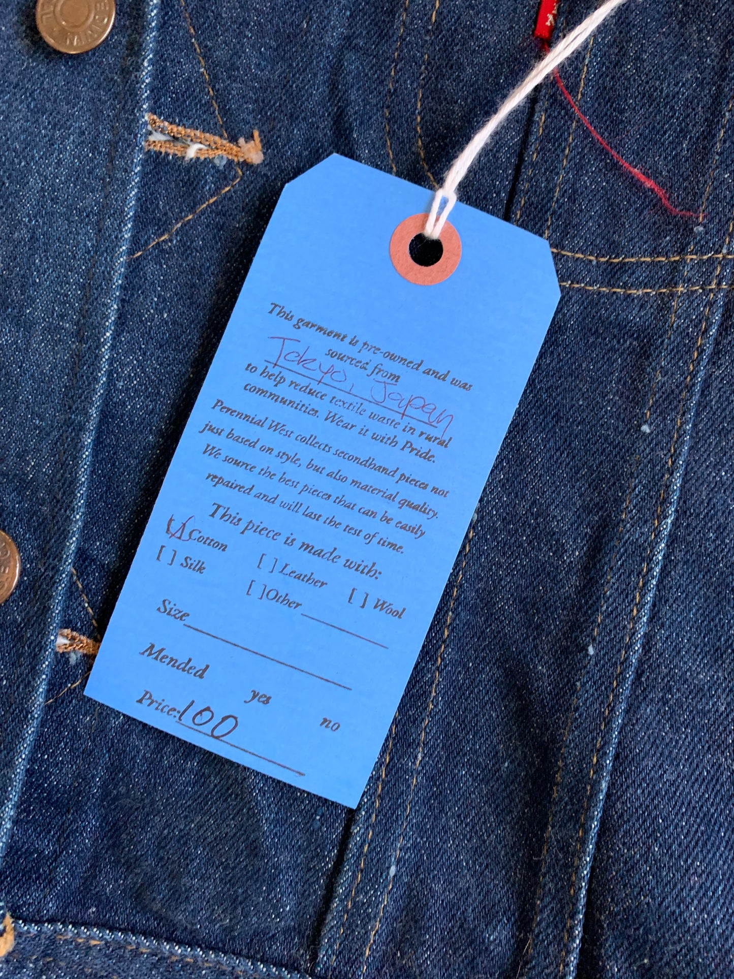Vintage Edwin Denim Trucker Jacket