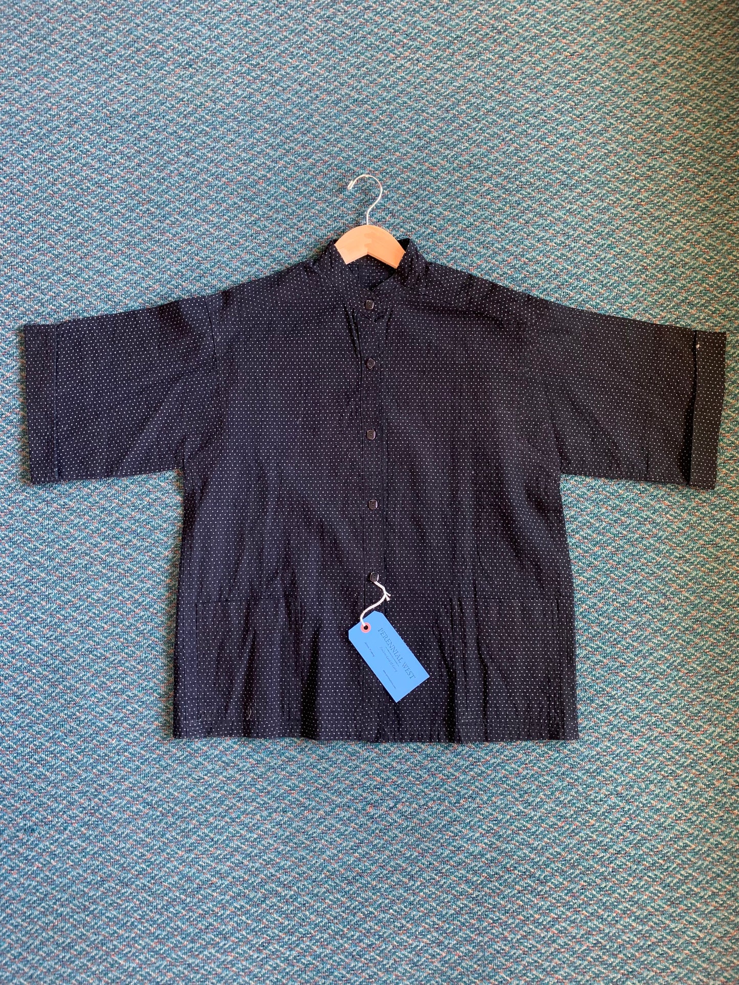 Handmade Antique Kimono Button Down Shirt