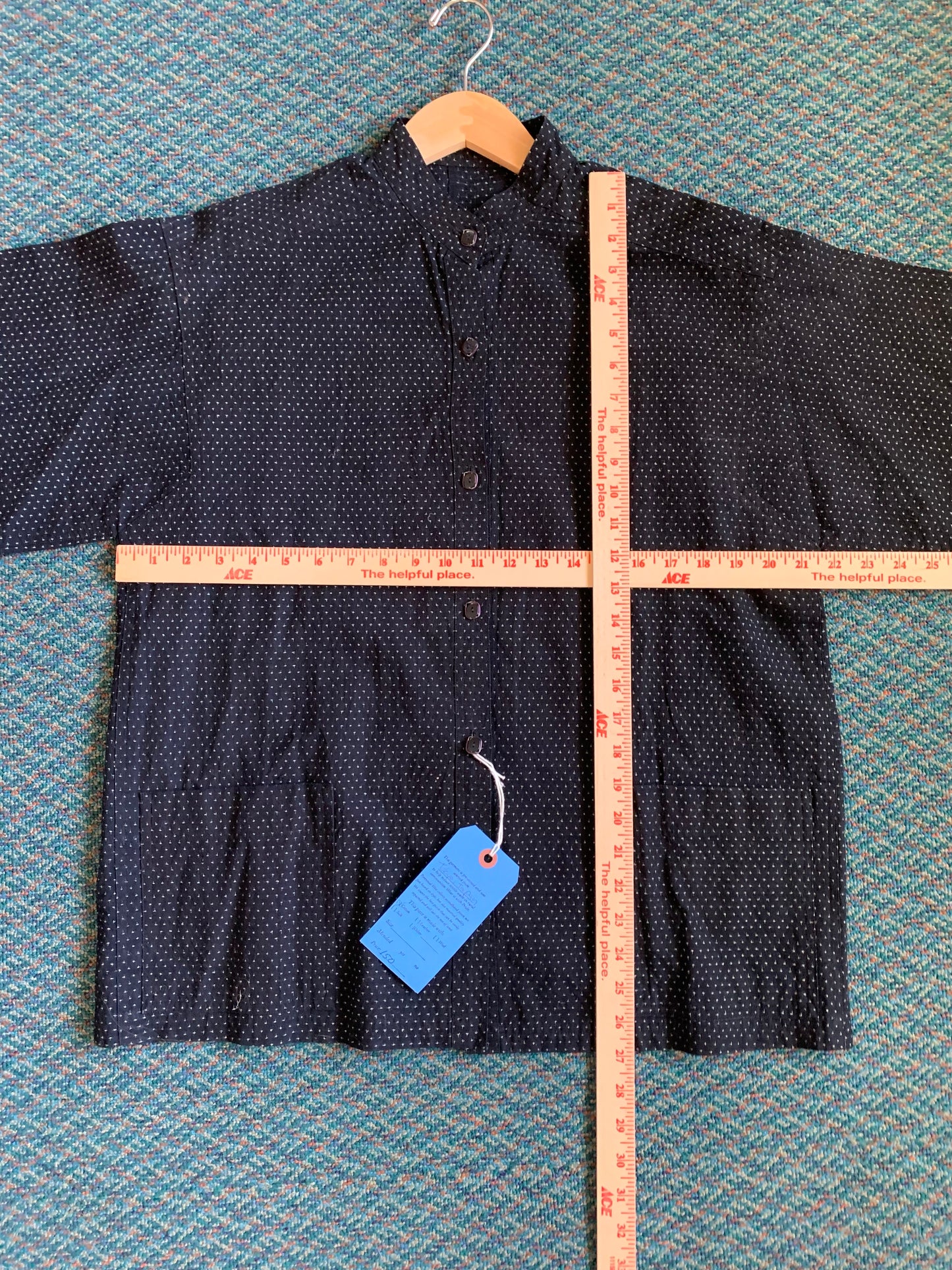 Handmade Antique Kimono Button Down Shirt