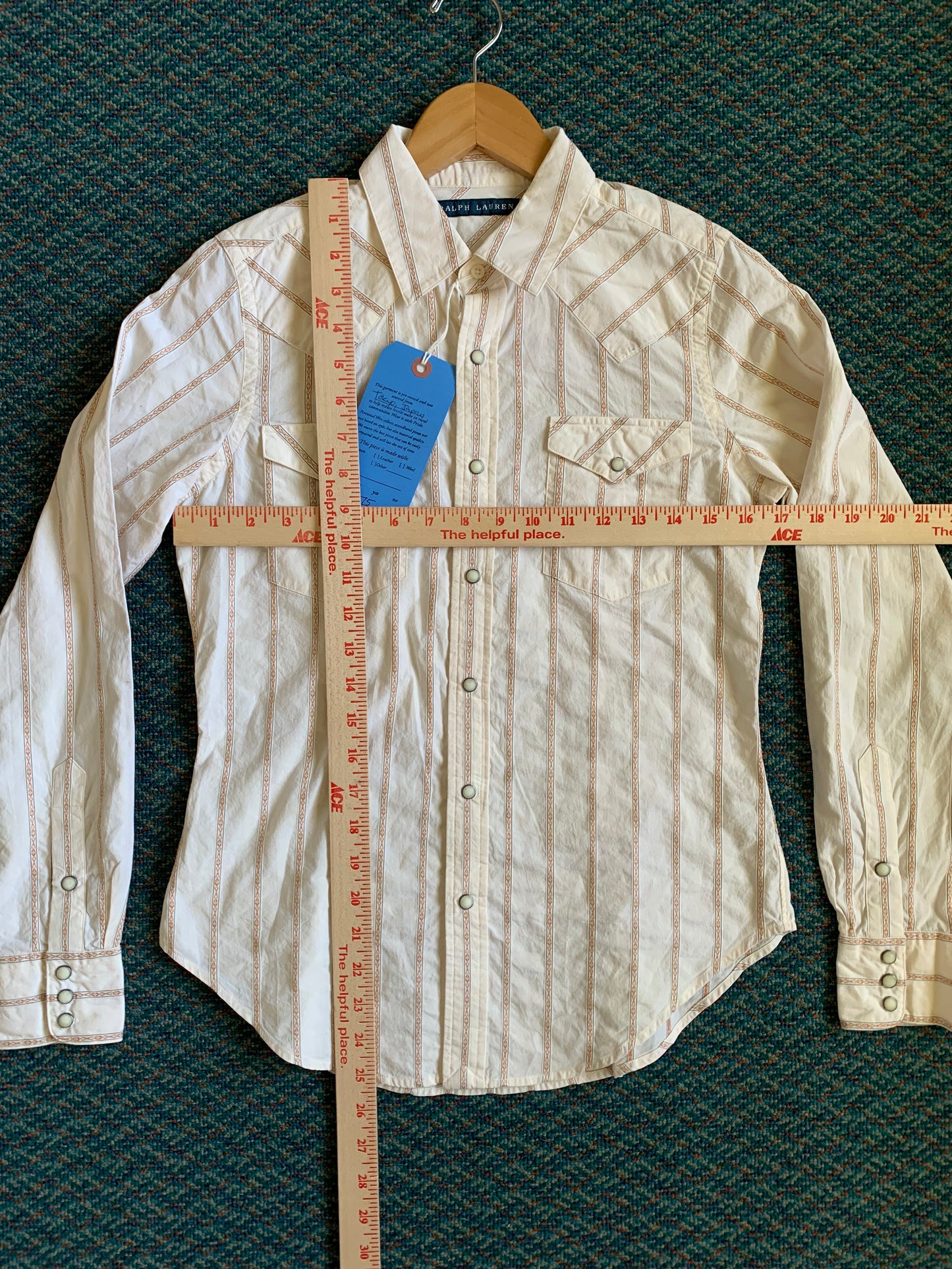 Ralph Lauren Western Pearl Snap Shirt