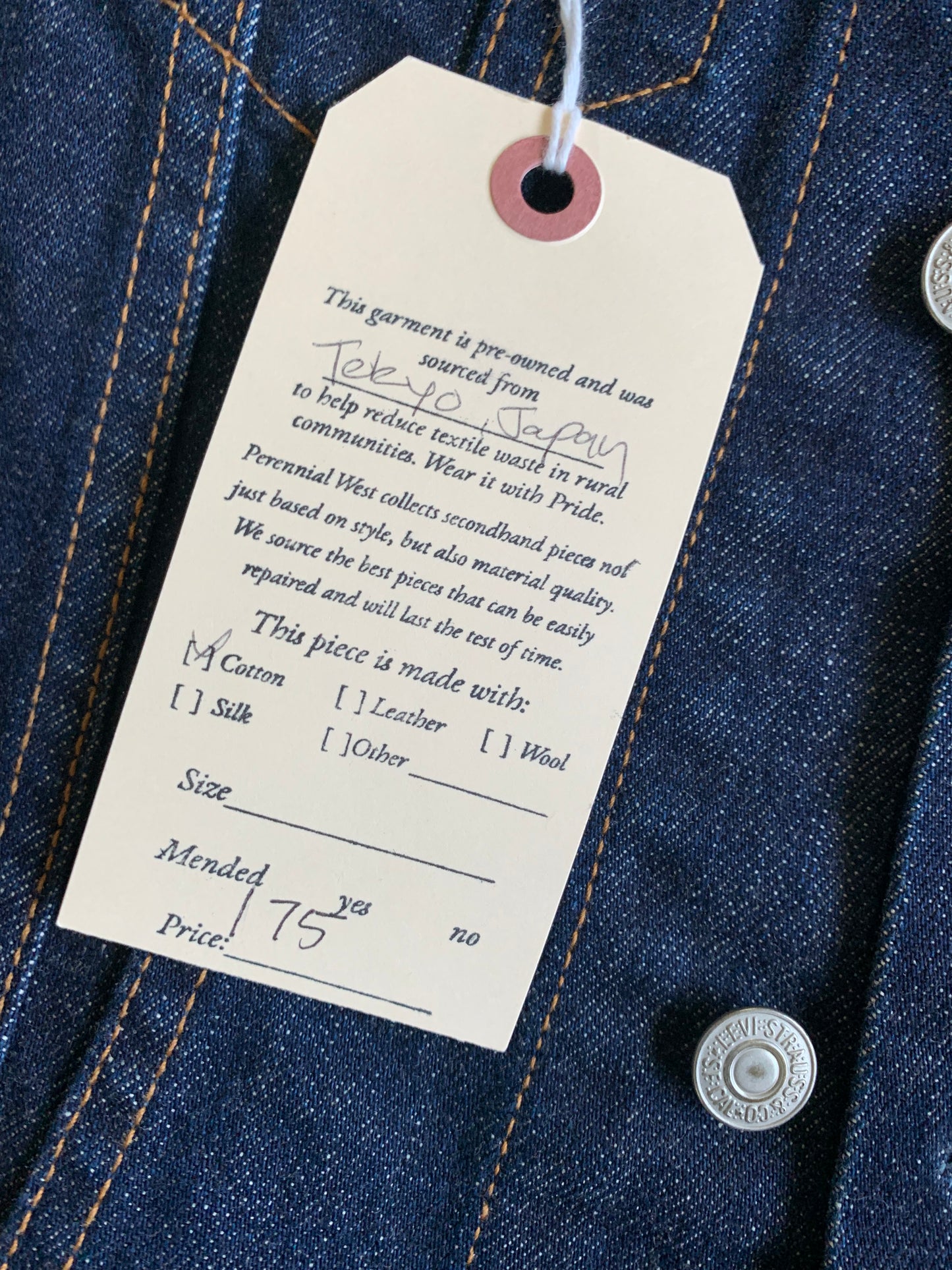 Vintage Levi Orange Tab Trucker Jacket