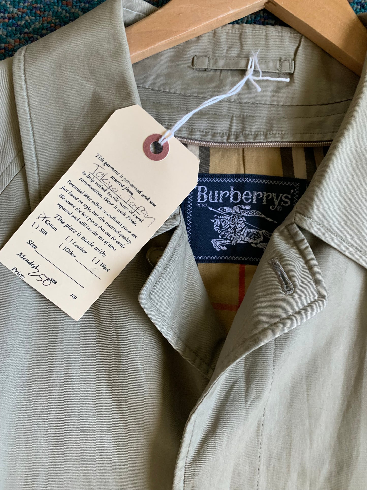 Vintage Burberry Car Coat Trench