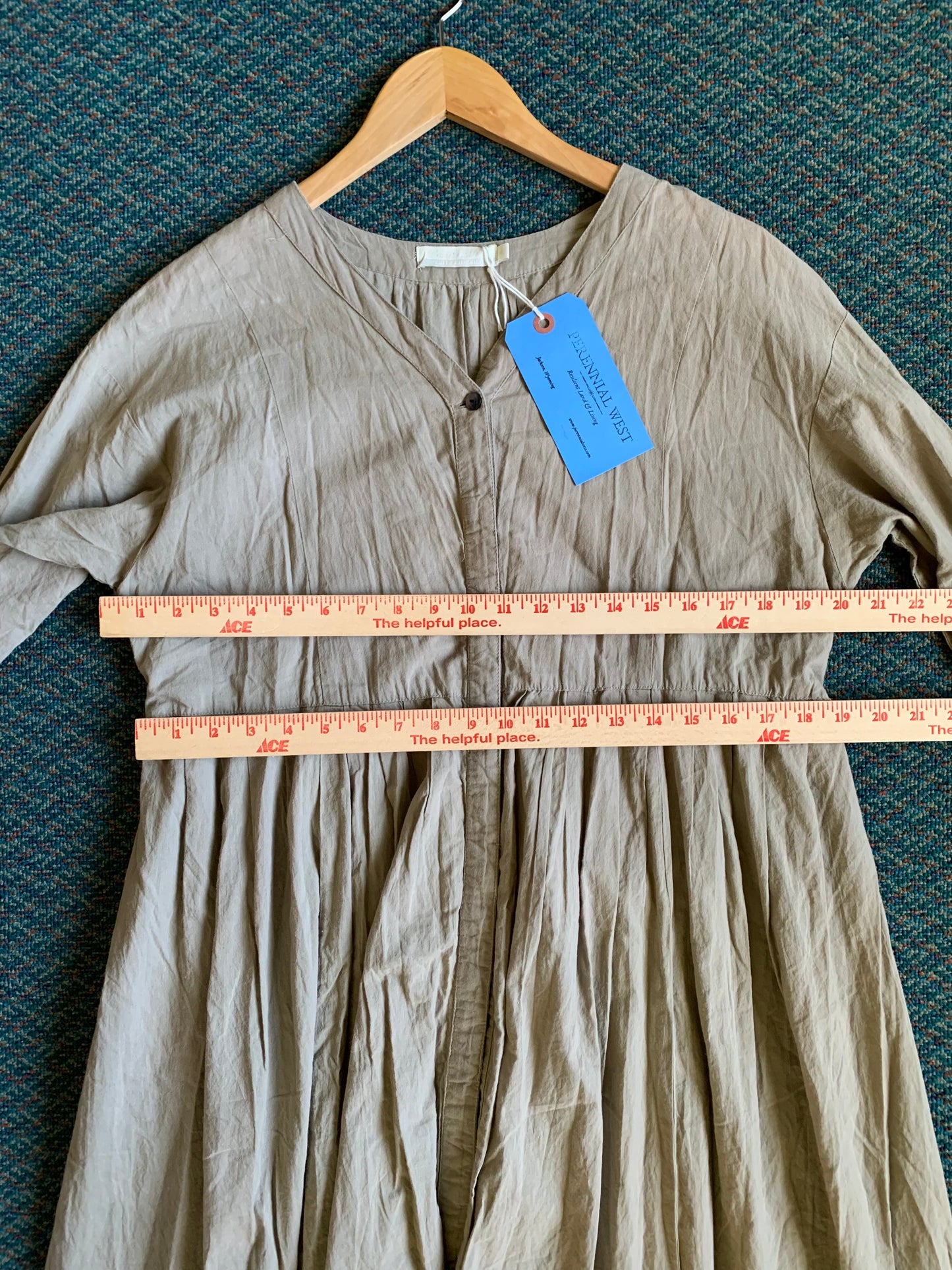 Lightweight Cotton Peasant Dress