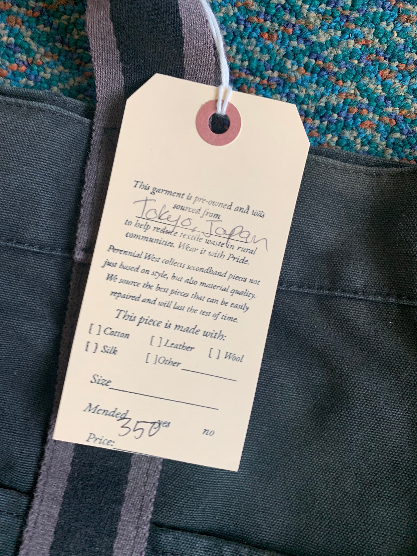 Hermes Canvas Tote Bag-Large