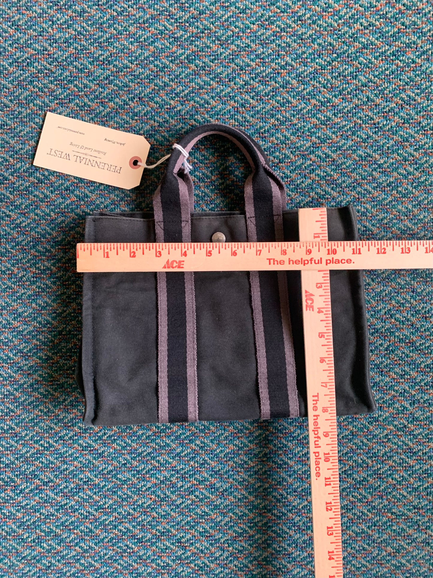Hermes Canvas Tote Bag- Small