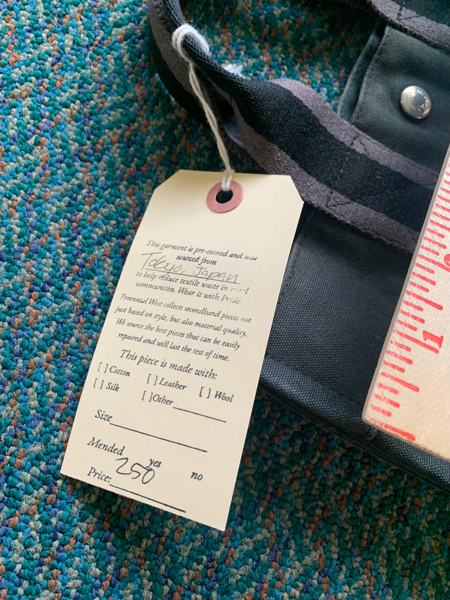 Hermes Canvas Tote Bag- Small