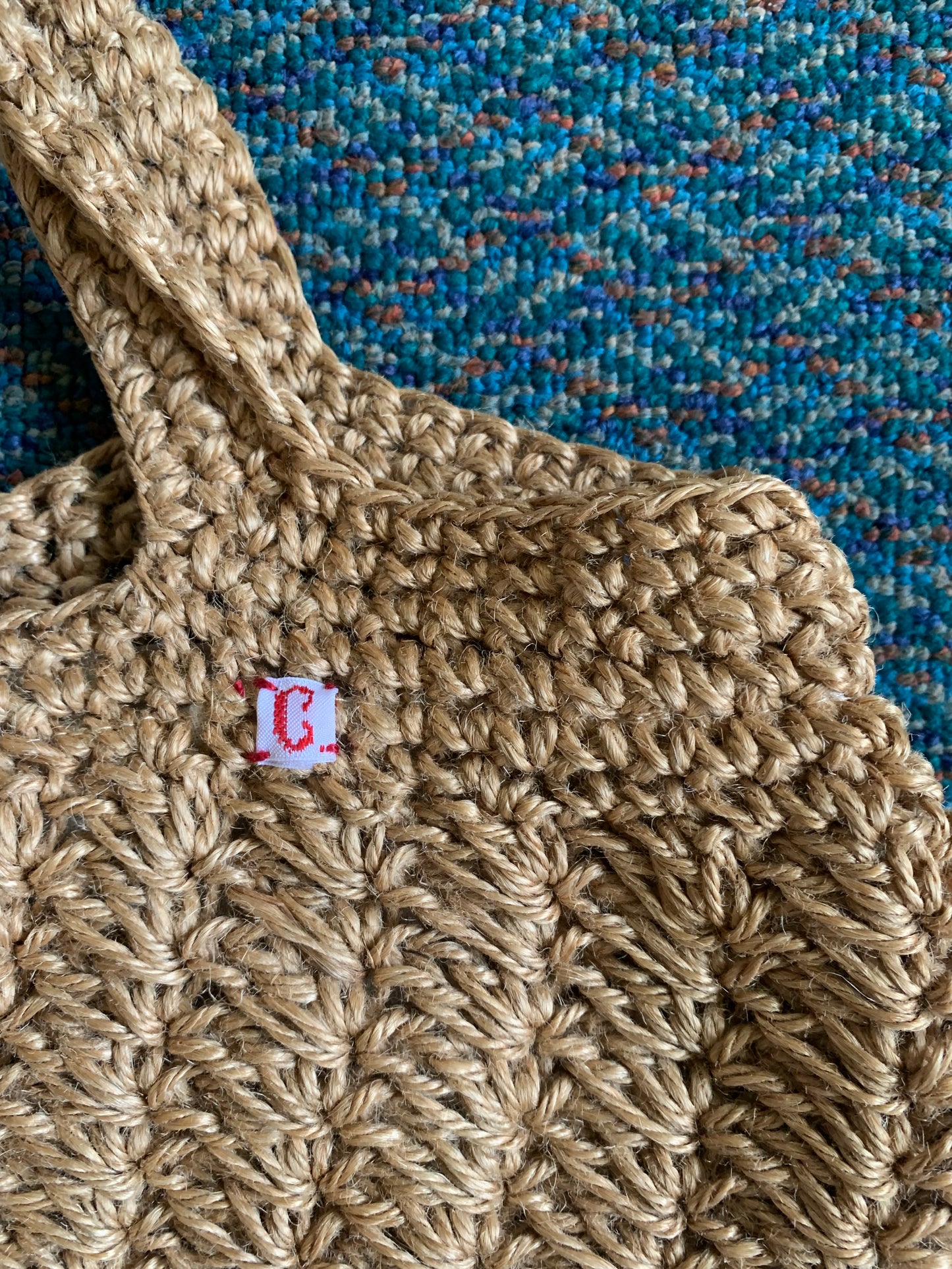 Vintage Flexible Rattan Woven Tote Bag