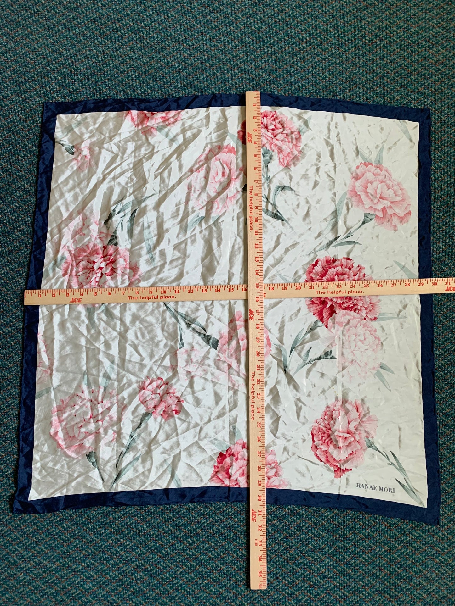 Japanese Silk Floral Scarf