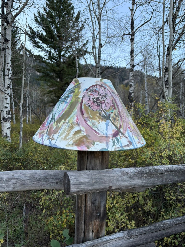 Anna Douglas Smith Handpainted Lamp Shade