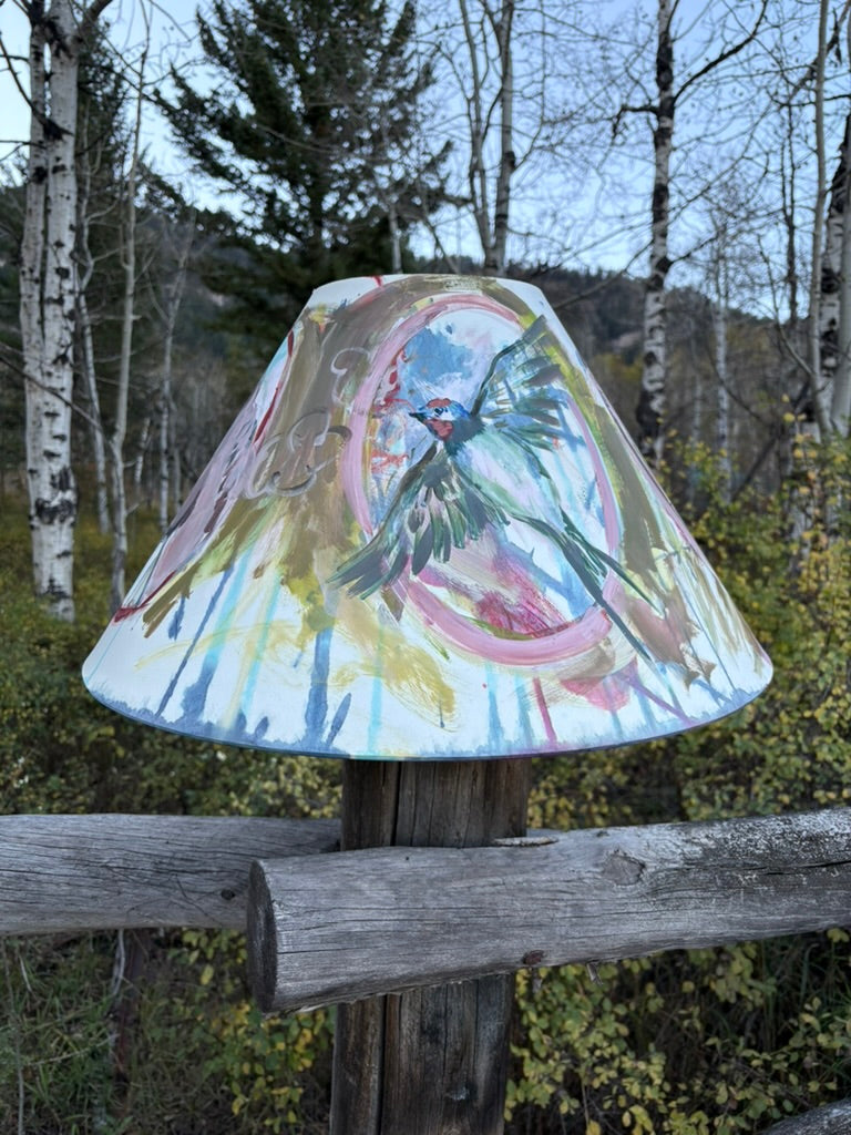 Anna Douglas Smith Handpainted Lamp Shade