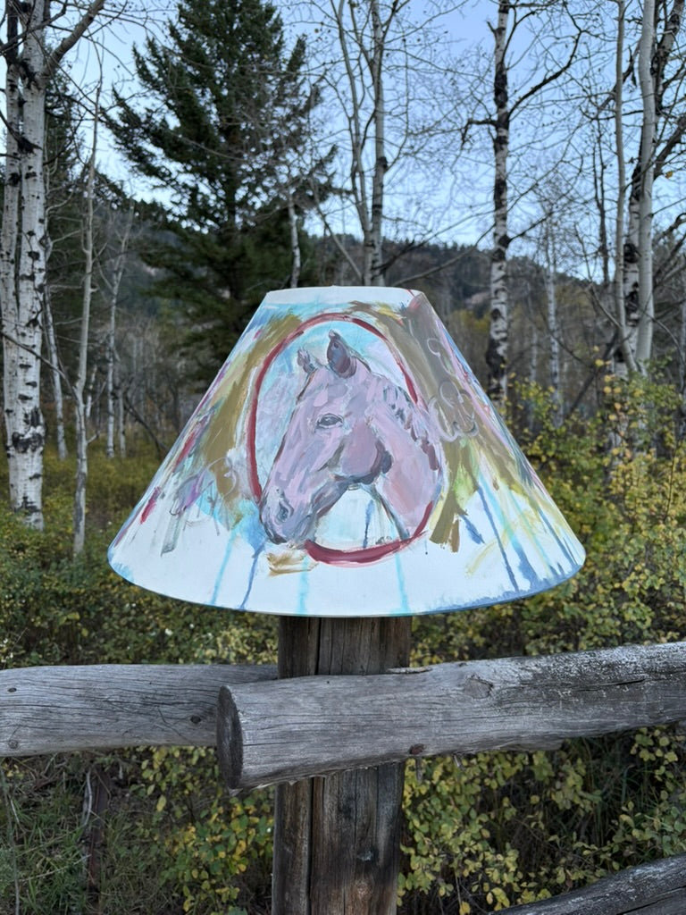Anna Douglas Smith Handpainted Lamp Shade