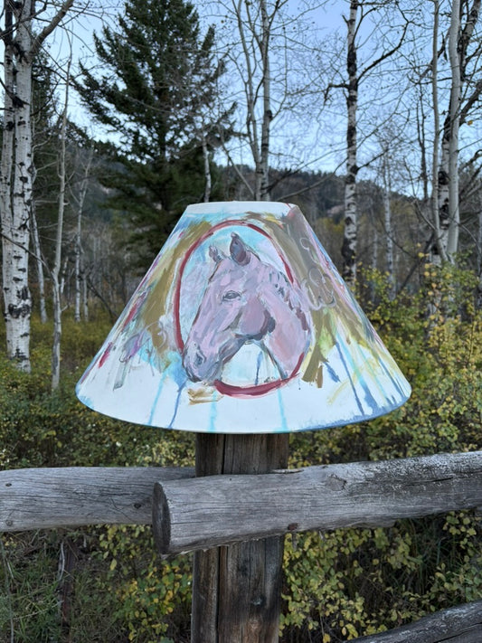 Anna Douglas Smith Handpainted Lamp Shade