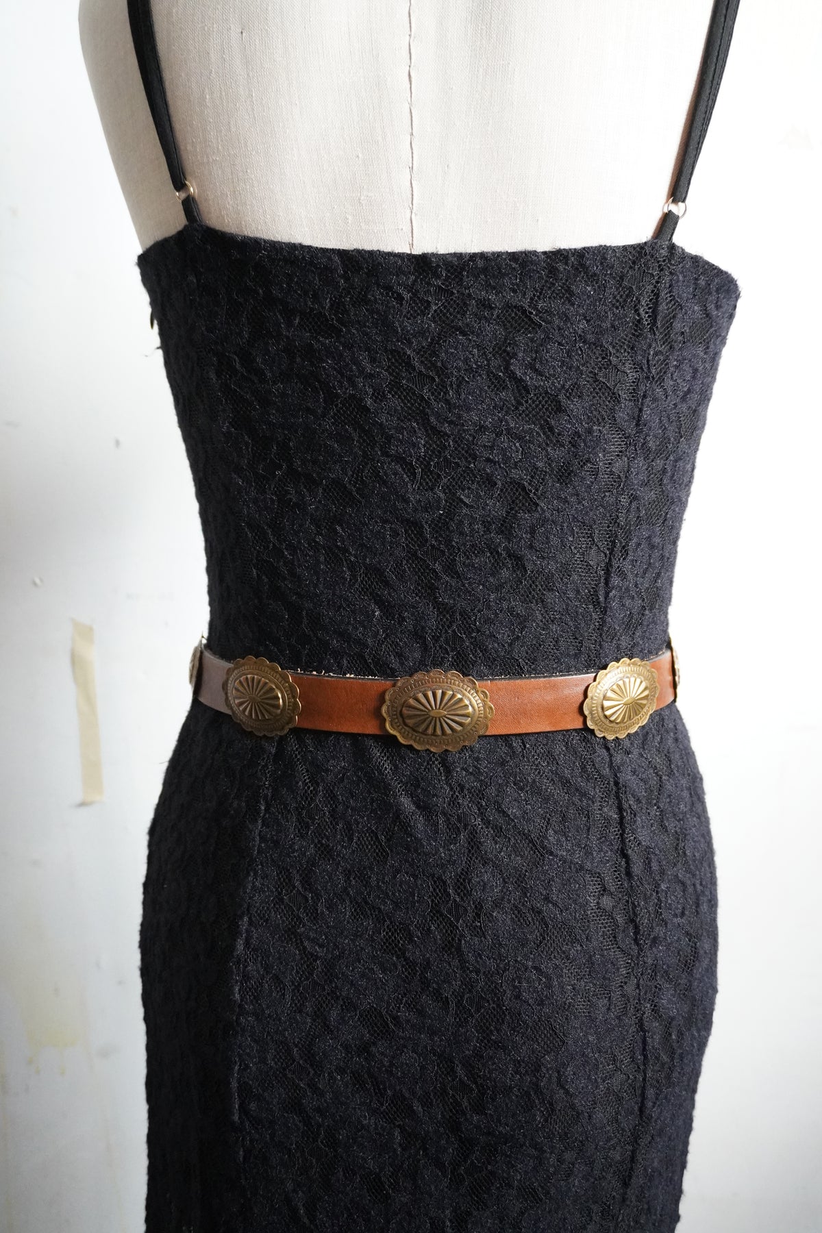 Stamped Brass Mini Concho Belt