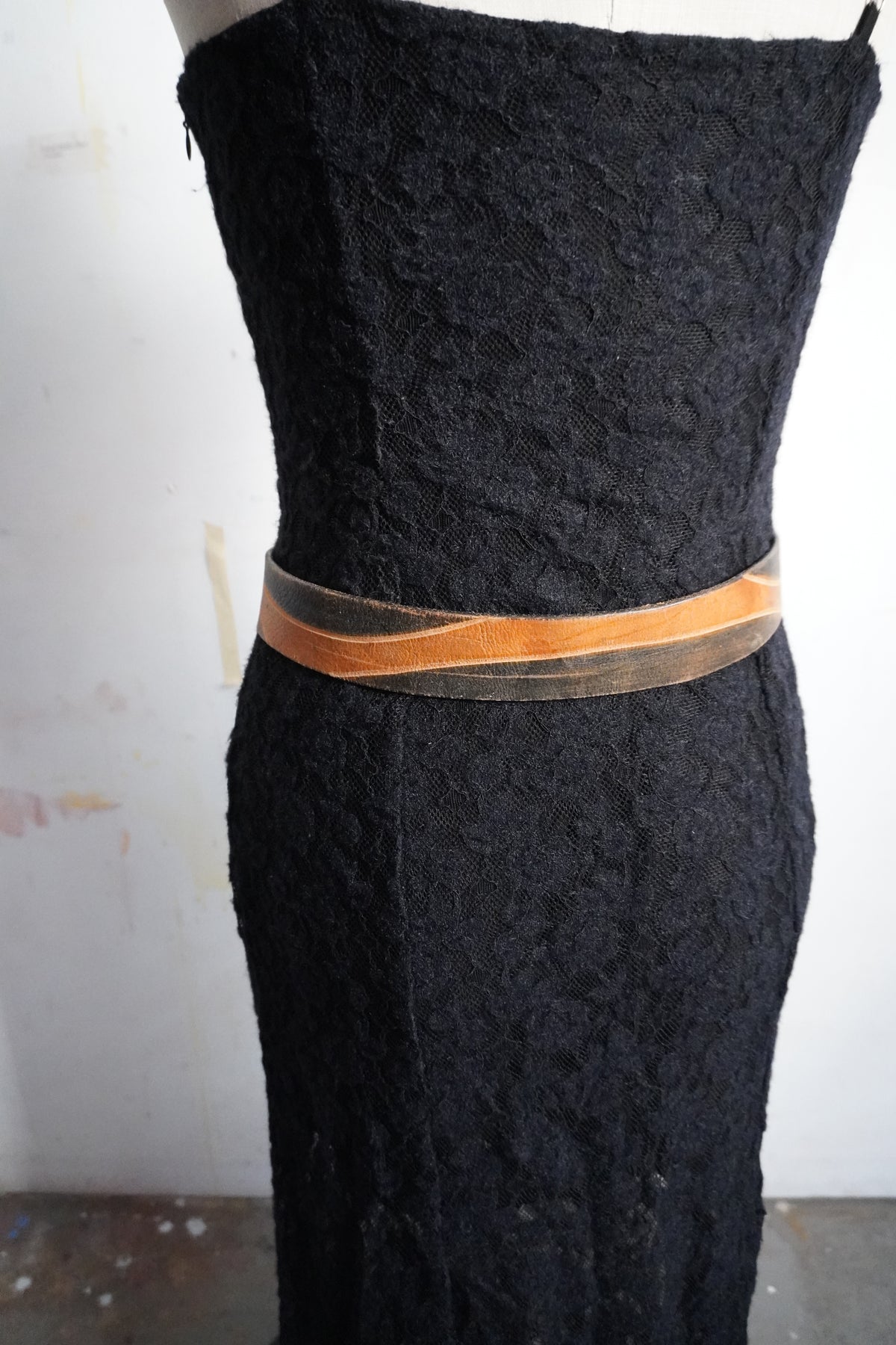 Two Tone 70's Style Thick Belt Strap