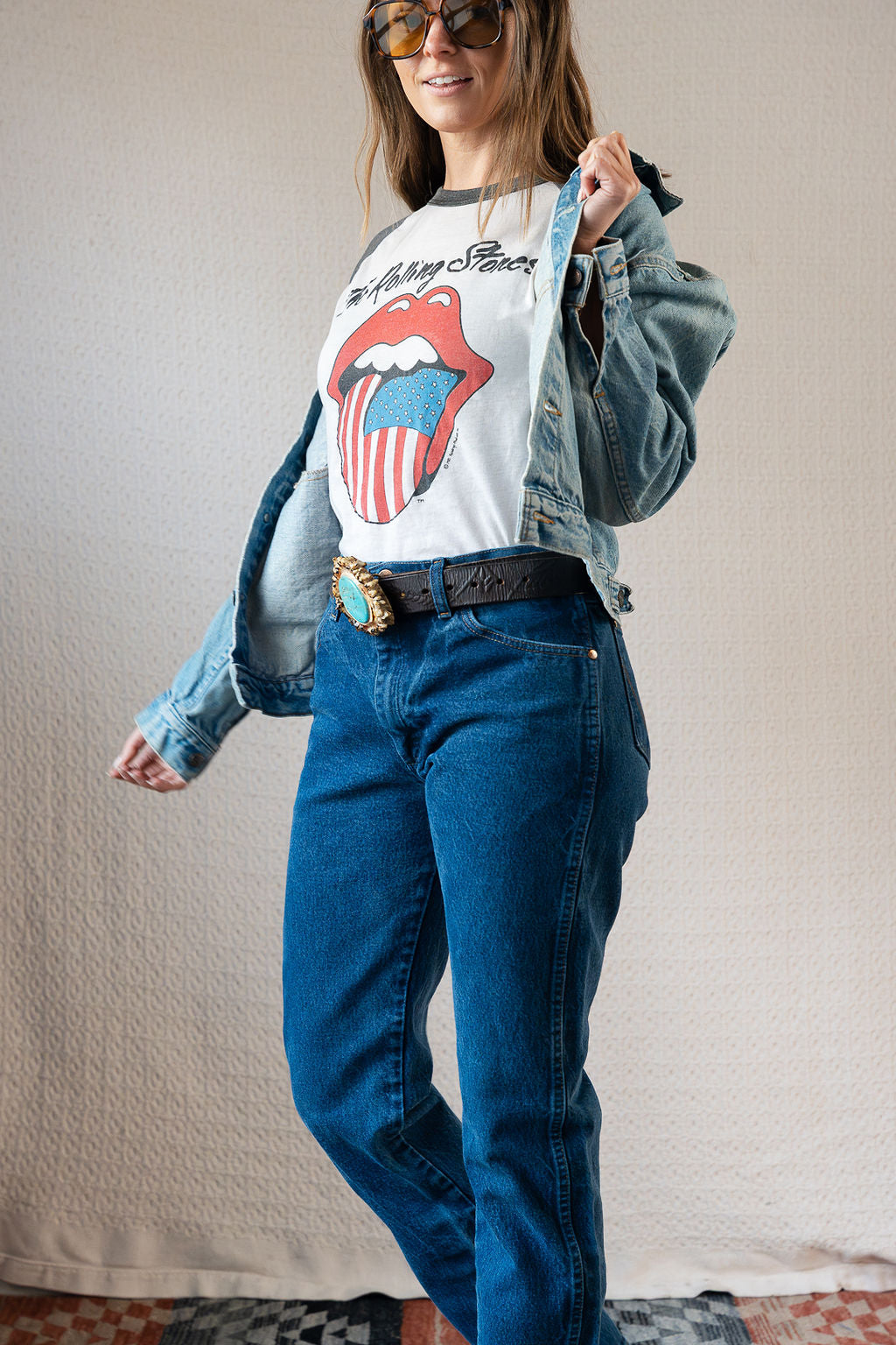 1970's The Knits Rolling Stones Raglan Tee