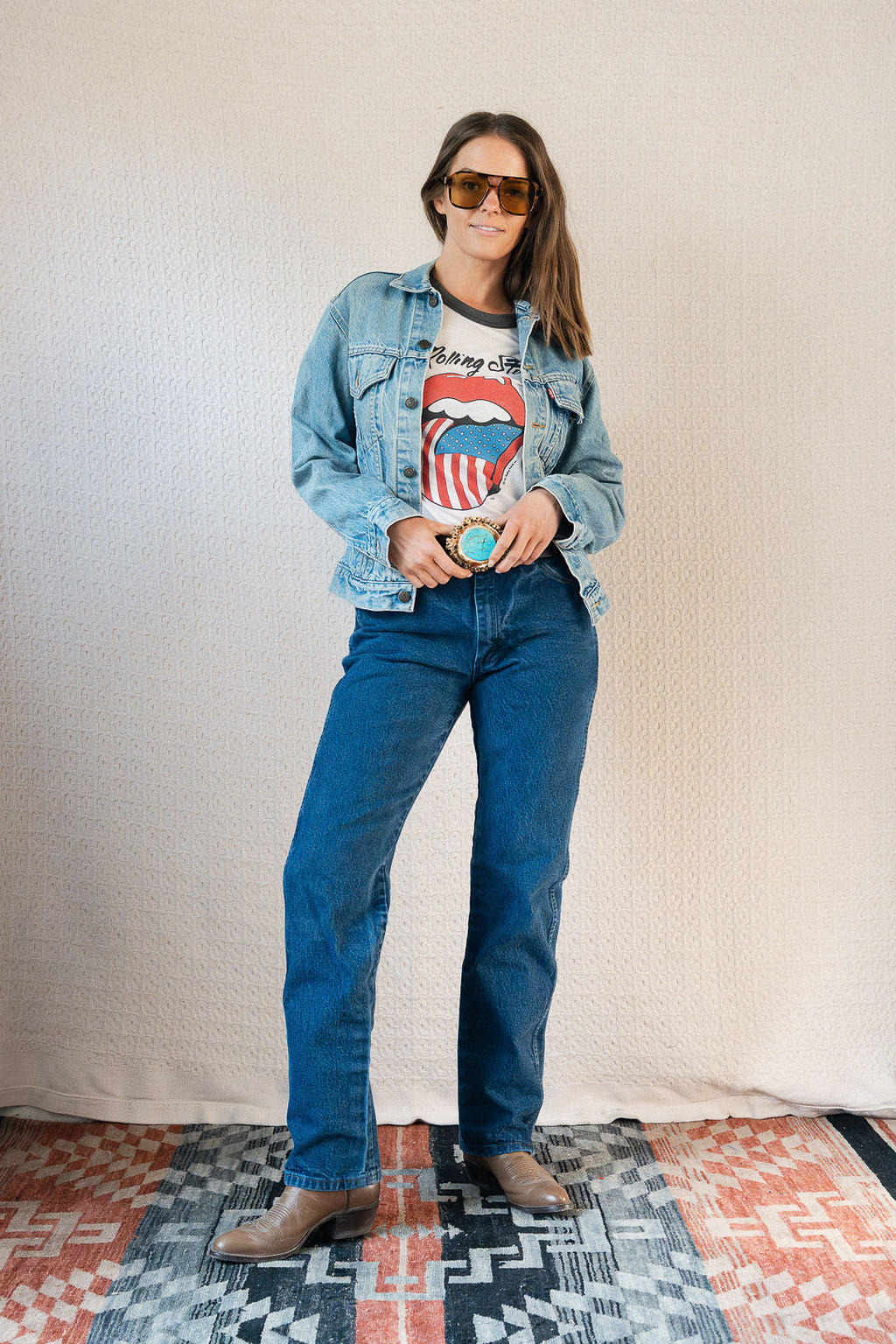 1970's The Knits Rolling Stones Raglan Tee