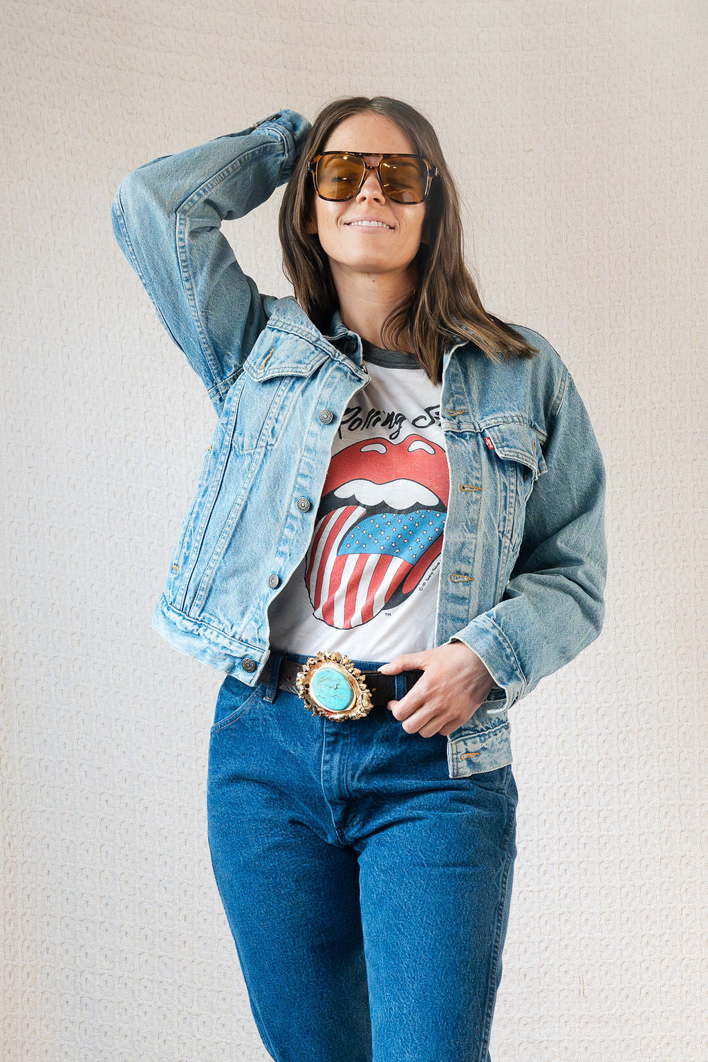 1970's The Knits Rolling Stones Raglan Tee