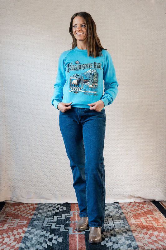 Deadstock 90's Yellowstone Park Souviner Sweat Shirt