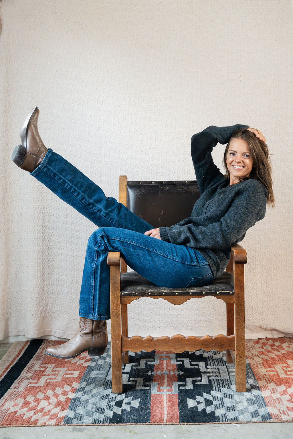 1940's Parkley Knitwear, inc. Shetland Wool Cardigan