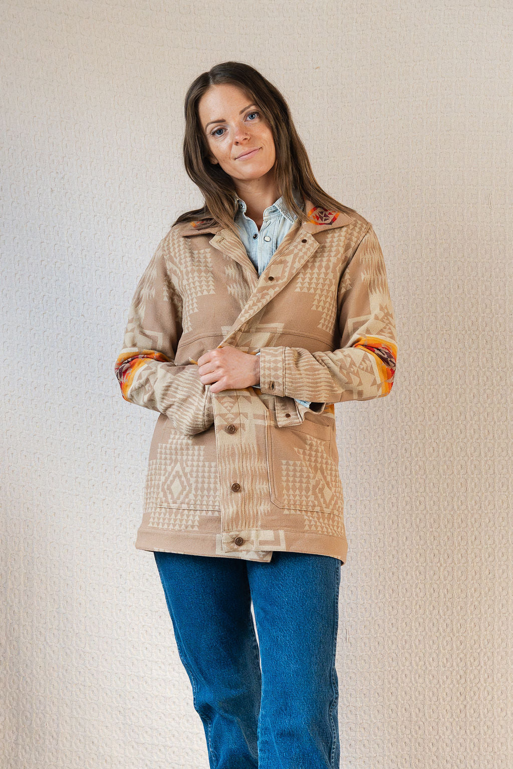 Pendleton Chief Joseph Thin Wool Overcoat