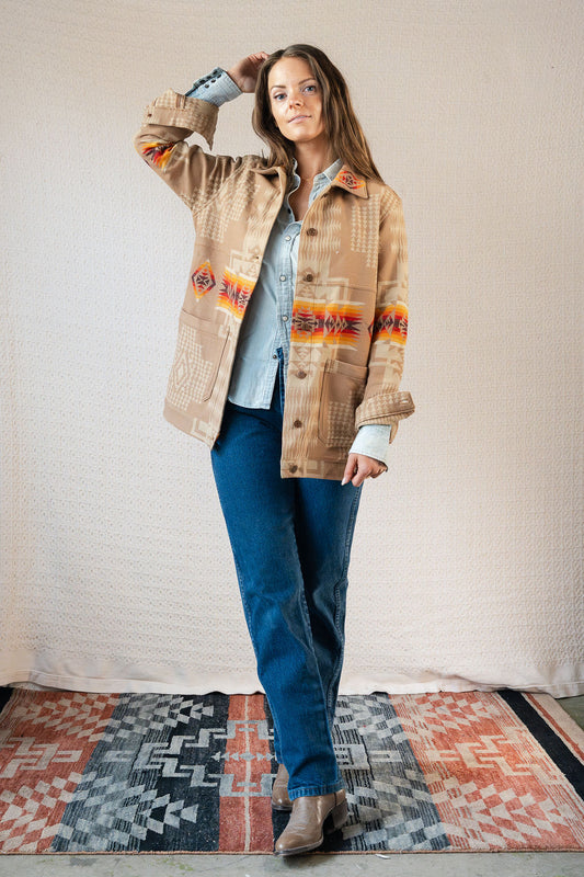 Pendleton Chief Joseph Thin Wool Overcoat