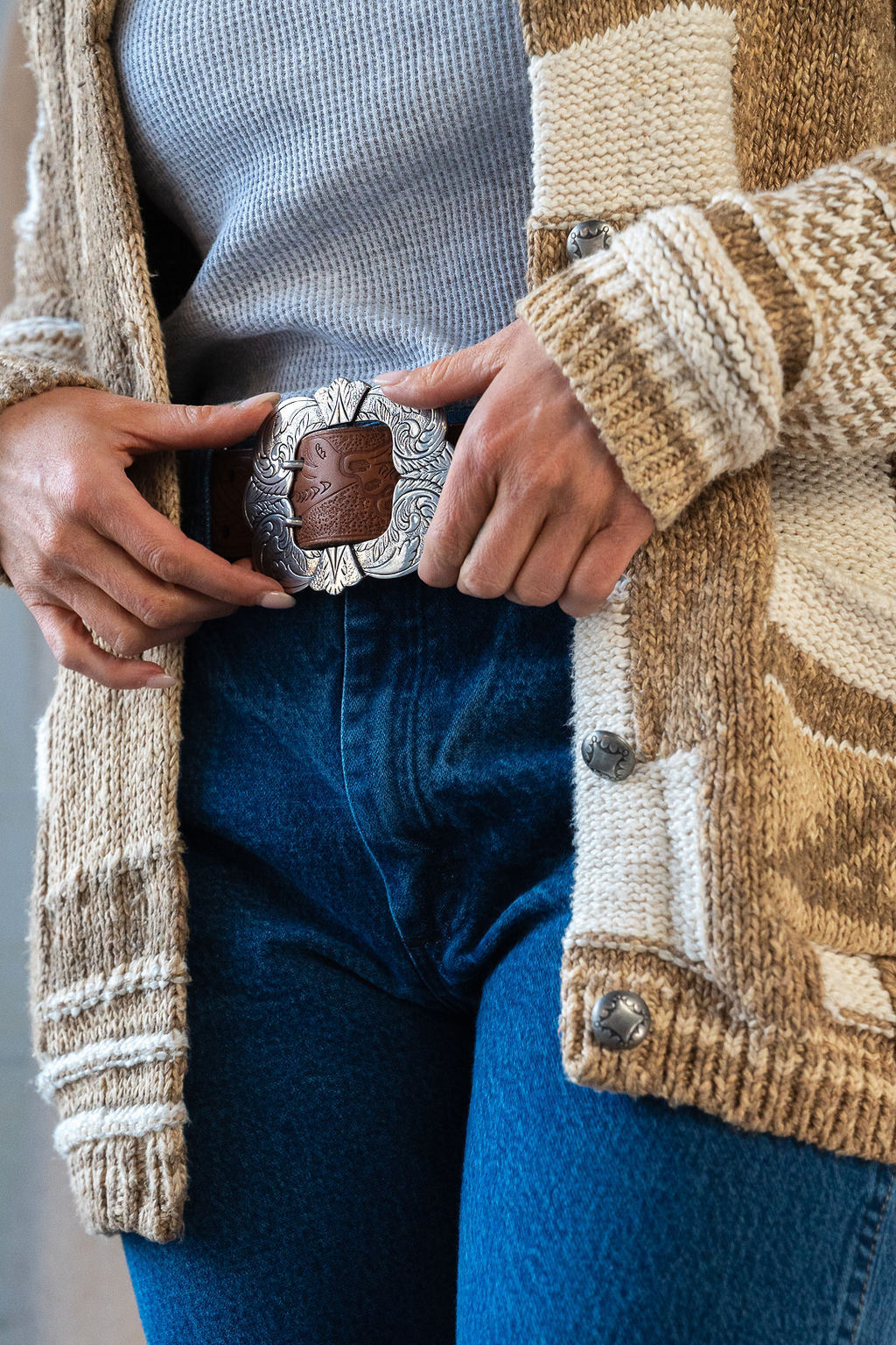 Ralph Lauren Concho Belt & Buckle