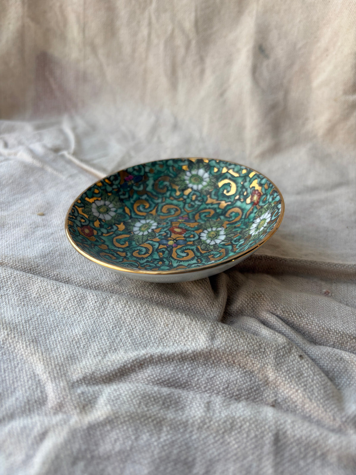 Small Japanese Enamel Ring Dish