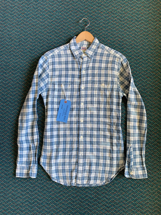 Vintage Rugby by Ralph Lauren Linen Plaid Button Down