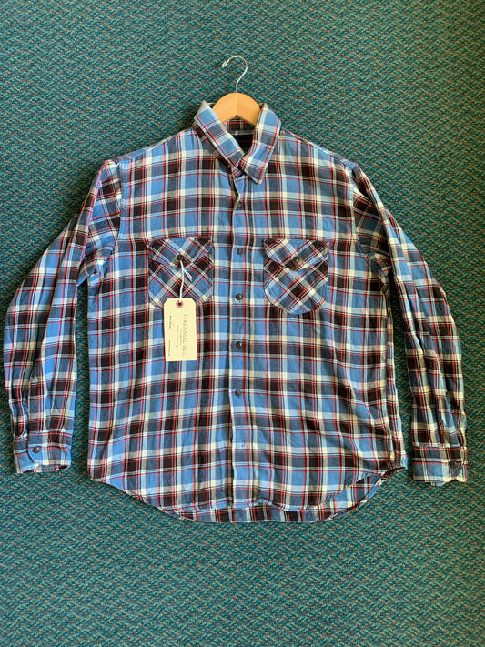 Edwin Cotton Plaid Button Down