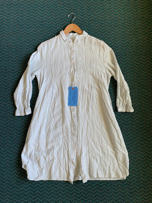 Cotton Pinstripe Tunic Dress