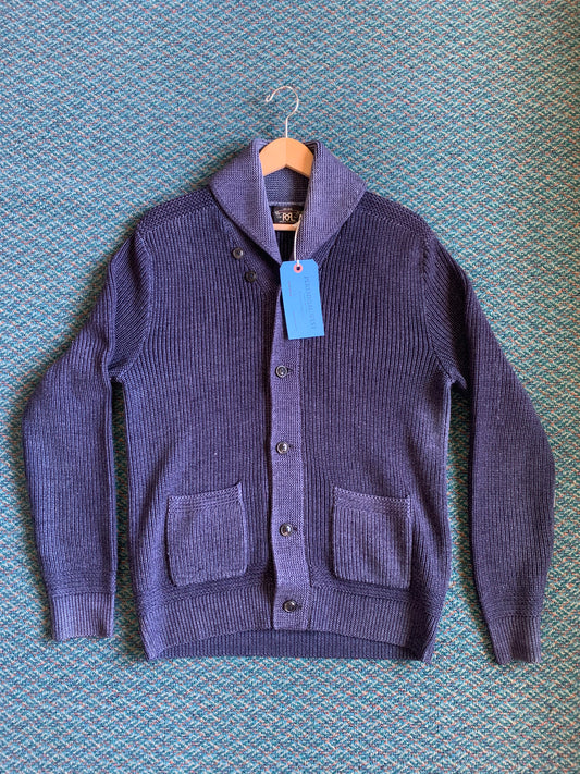 RRL Wool Blend Fisherman Cardigan Sweater