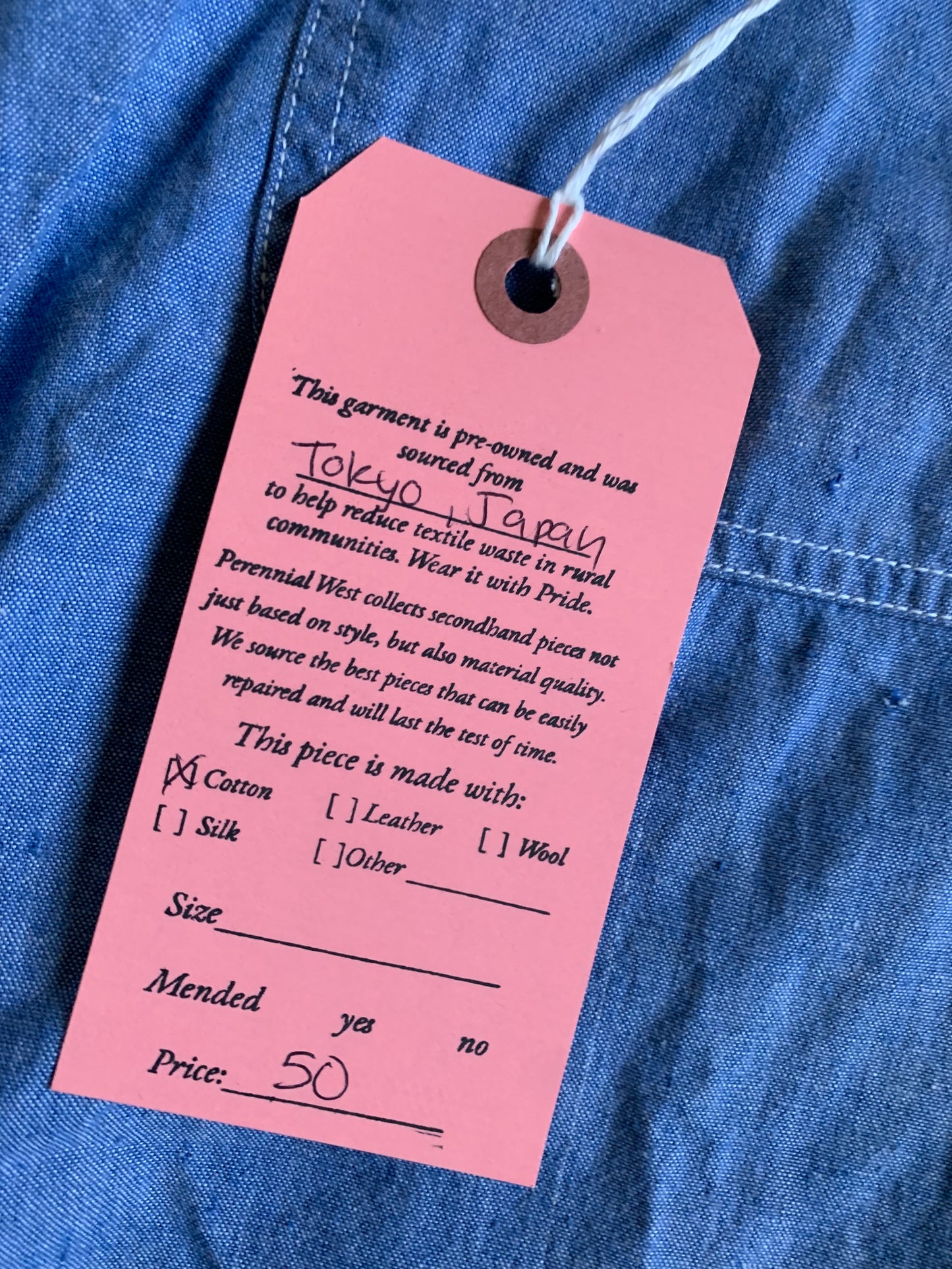 Basic Chambray Work Shirt