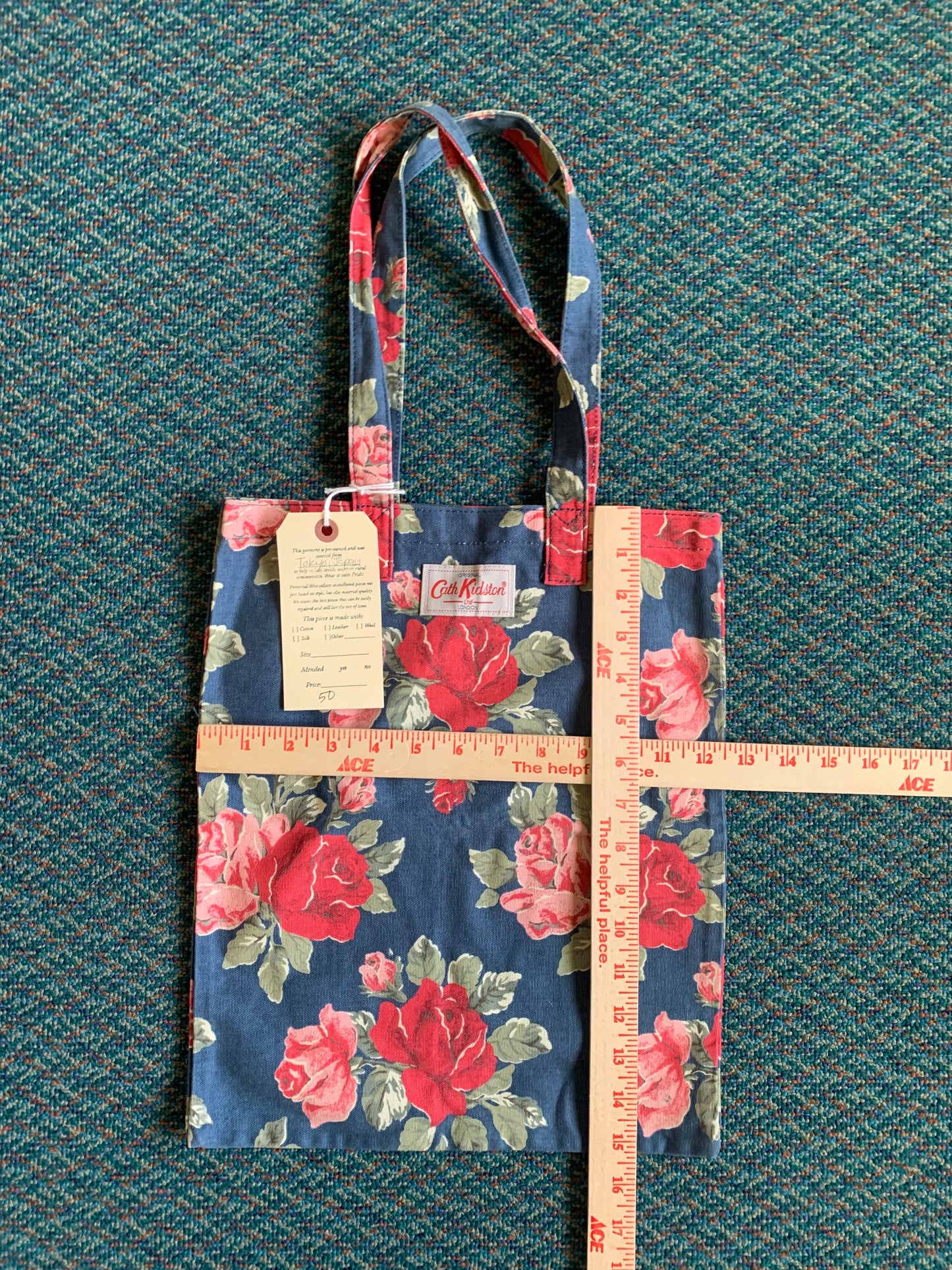 Cath Kidson Floral Print Tote Bag- Small
