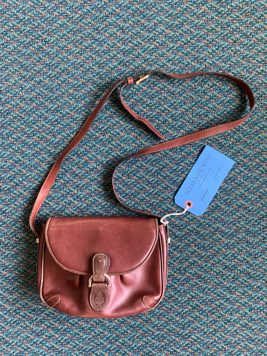 Vintage Mark Cross Leather Crossbody Bag