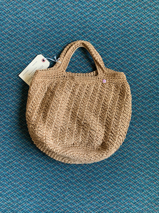 Vintage Flexible Rattan Woven Tote Bag
